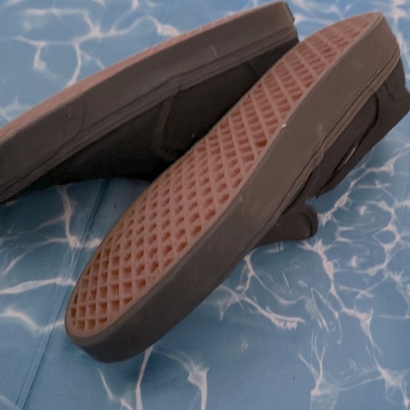 EUC MENS VANS SLIP ON BLACK/BLACK - Picture 2 of 3